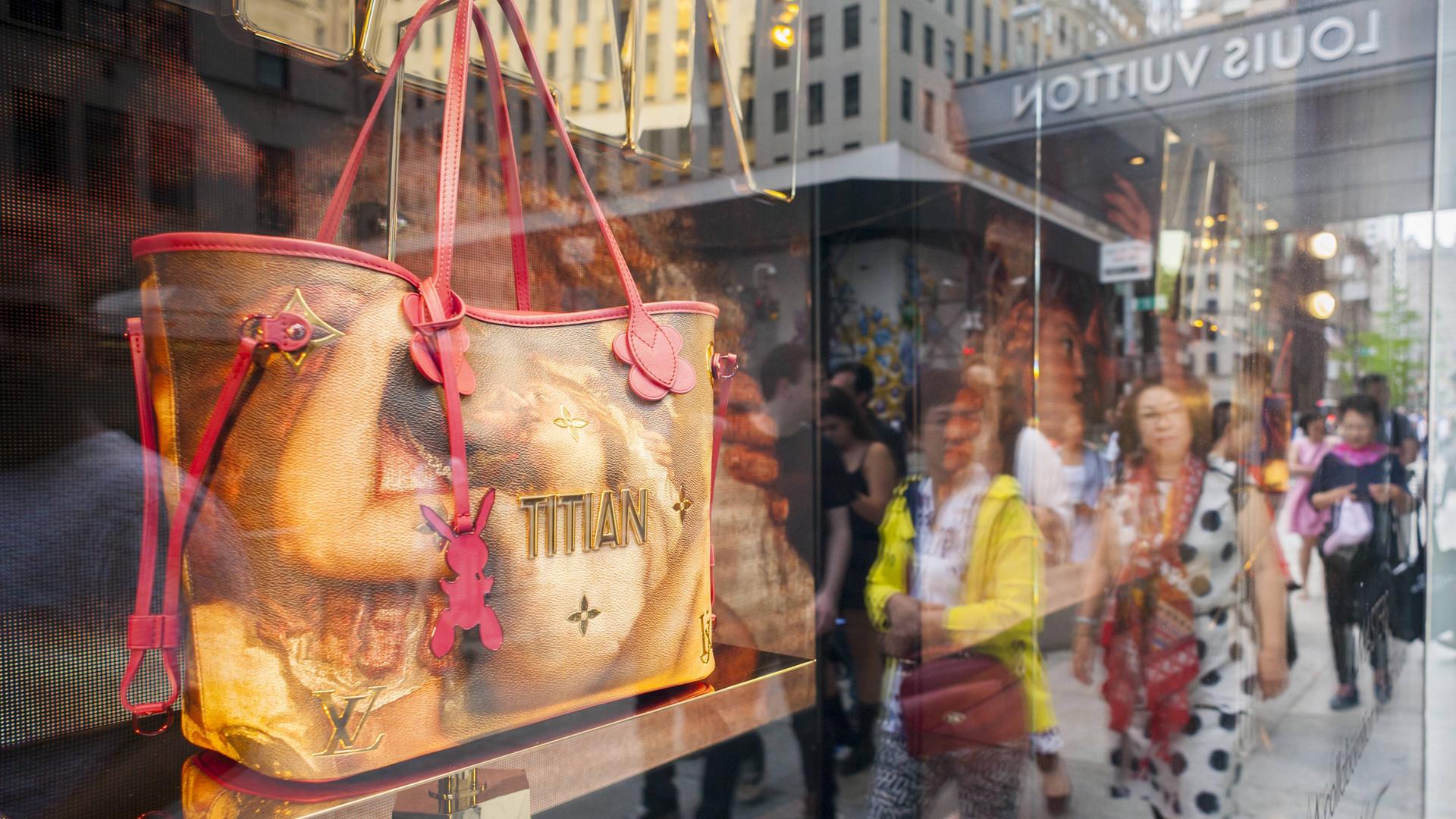 Kunst trifft Konsum: Jeff Koons hat Handtaschen für Louis Vuitton entworfen.