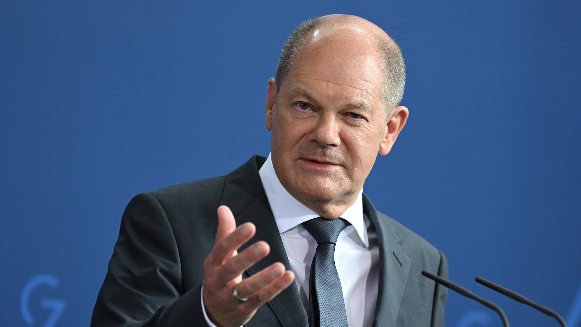 Bundeskanzler Scholz spricht zur Energiepolitik Bundeskanzler Scholz spricht zur Energiepolitik