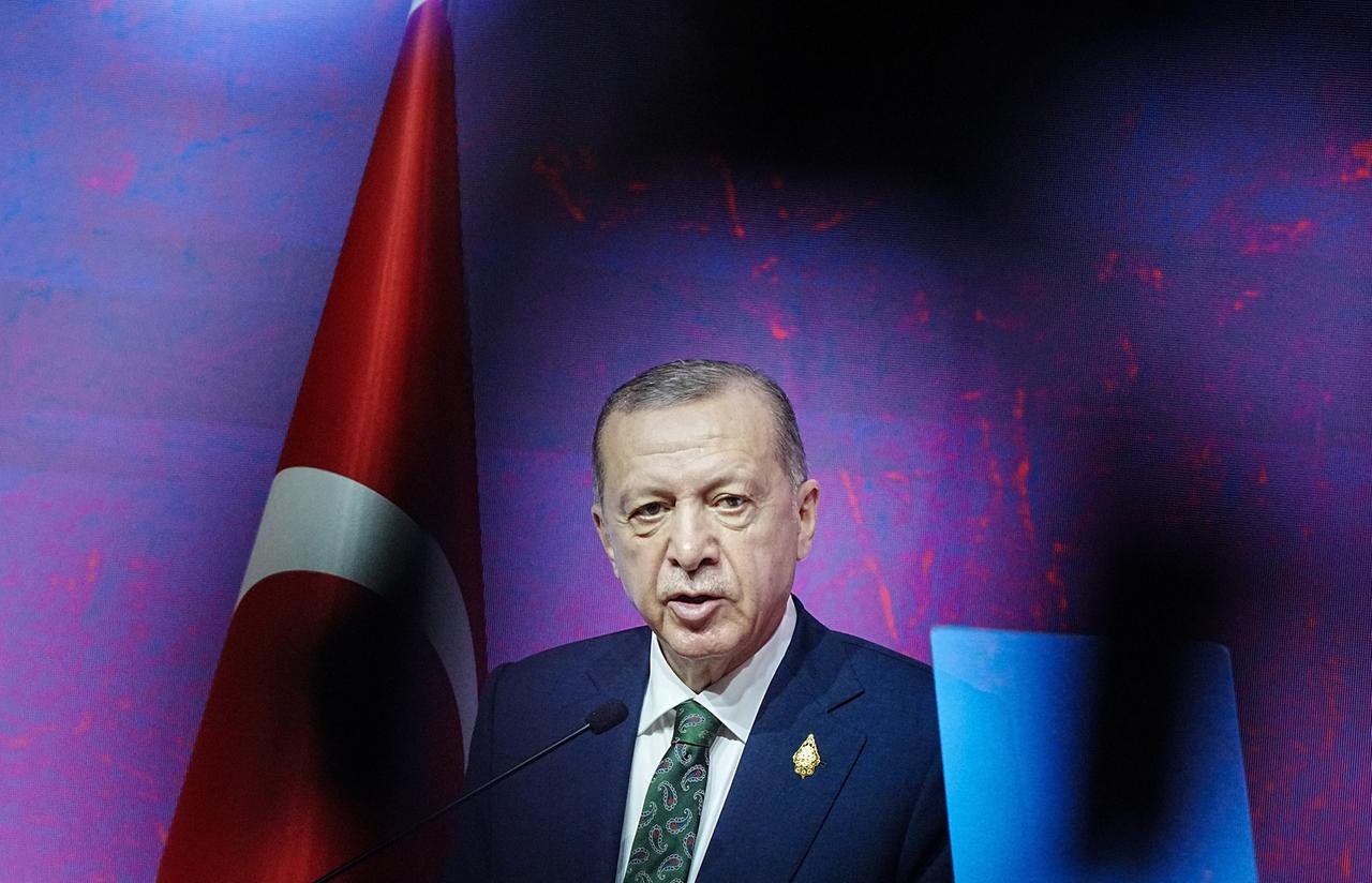 Recep Tayyip Erdogan im Porträt. Recep Tayyip Erdogan im Porträt.