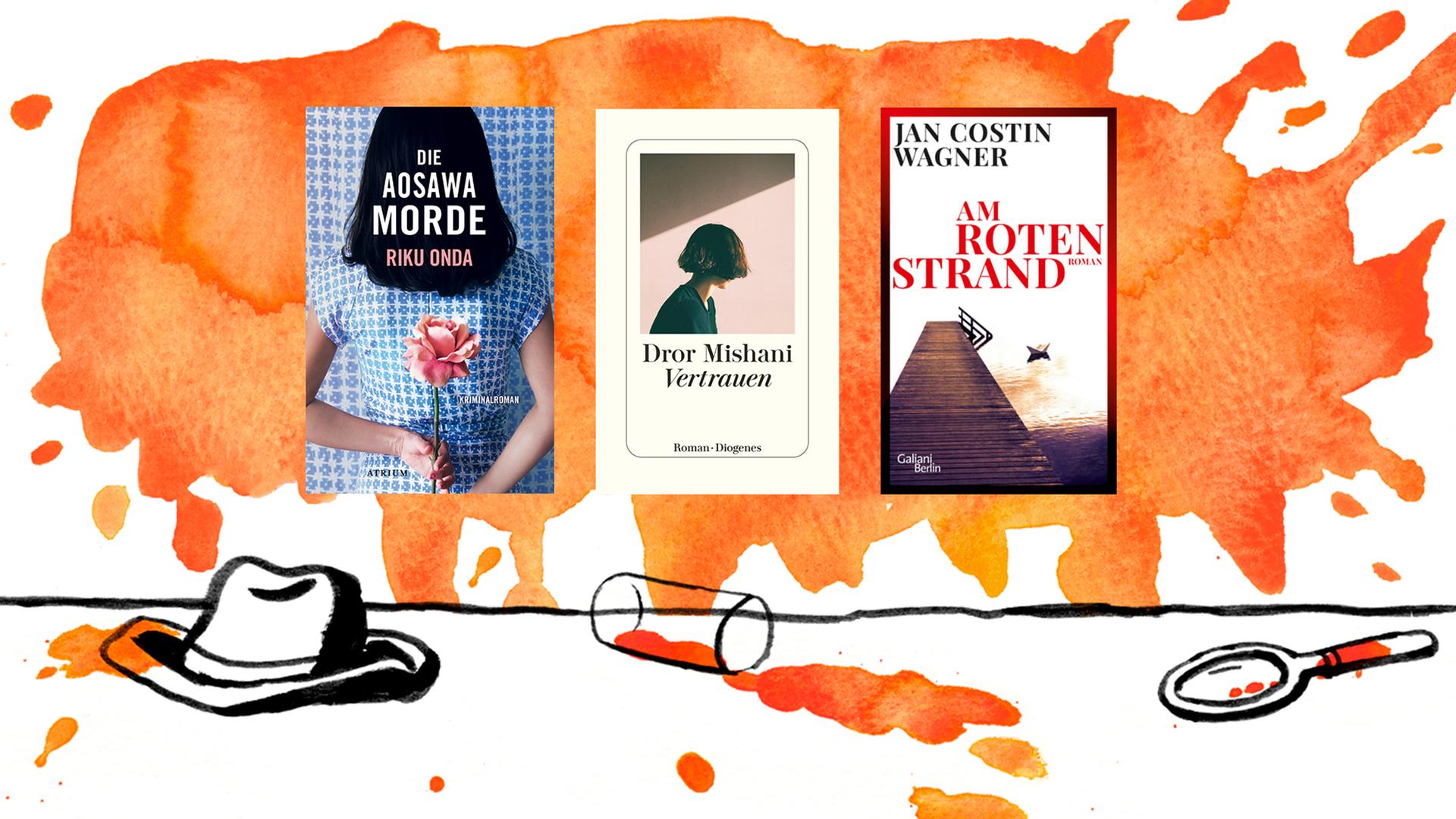 Krimibestenliste April 2022: Riku Onda: "Die Aosawa-Morde" / Dror Mishani: "Vertrauen" / Jan Costin Wagner: "Am roten Strand" Krimibestenliste April 2022: Riku Onda: "Die Aosawa-Morde" / Dror Mishani: "Vertrauen" / Jan Costin Wagner: "Am roten Strand"