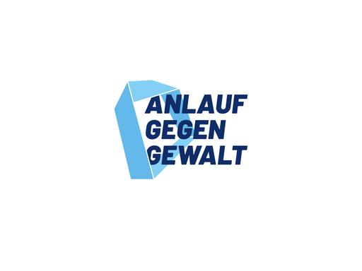 Das Logo von "Anlauf gegen Gewalt", der vom Verein "Athleten Deutschland" initiierten Anlaufstelle gegen Gewalt im Sport. 