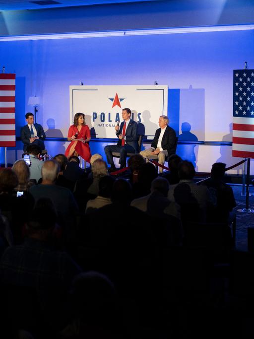 Podiumsveranstaltung der Republikaner in Scottsdale im US-Bundesstaat Arizona am 14.10.20222 mit Chad Wolf, Morgan Ortagus und Lindsay Graham