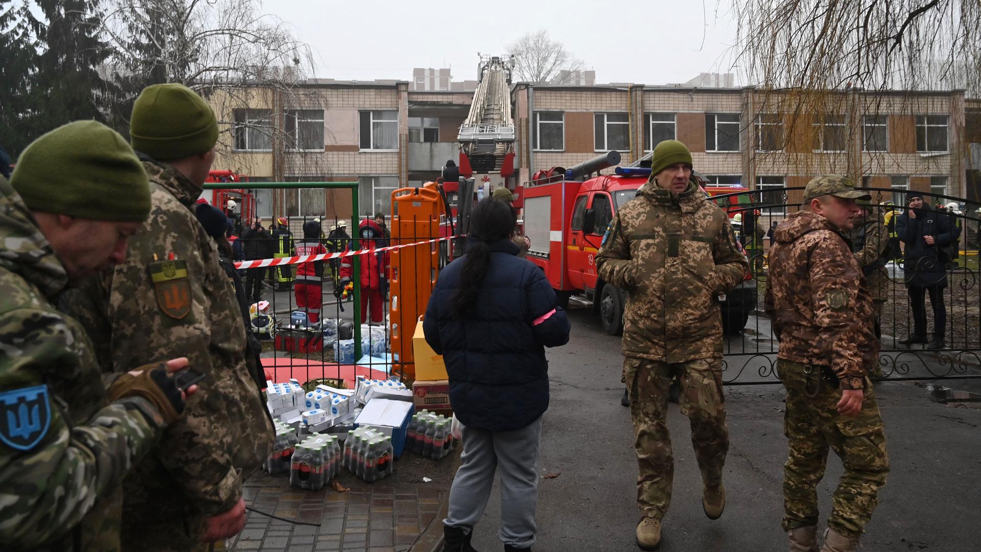 Ukraine - 18 Tote Bei Hubschrauberabsturz - Auch Innenminister Unter ...