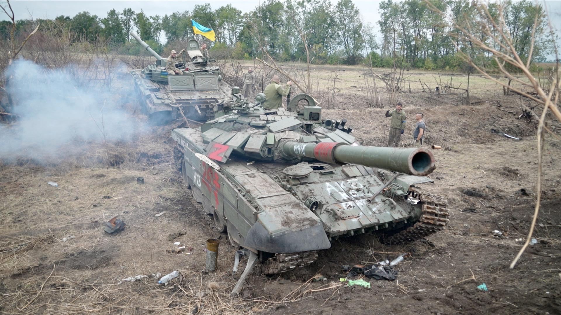 Ukrainian forces confirmed the liberation of the crucial rail hub of Kupiansk and shortly after seized Izium, the major base for MoscowâÂÂs forces in the Kharkiv region.Izium has for centuries been regarded as the gateway to the Donbas region of eastern Ukraine and, from there, to the Black Sea. Izyum, Ukraine, on September 17, 2022. Photo by Goktay Koraltan/Depo Photos/ABACAPRESS.COM Ukrainian forces confirmed the liberation of the crucial rail hub of Kupiansk and shortly after seized Izium, the major base for MoscowâÂÂs forces in the Kharkiv region.Izium has for centuries been regarded as the gateway to the Donbas region of eastern Ukraine and, from there, to the Black Sea. Izyum, Ukraine, on September 17, 2022. Photo by Goktay Koraltan/Depo Photos/ABACAPRESS.COM
