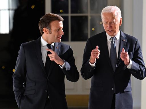 US-Präsident Joe Biden und der französische Präsident Emmanuel Macron