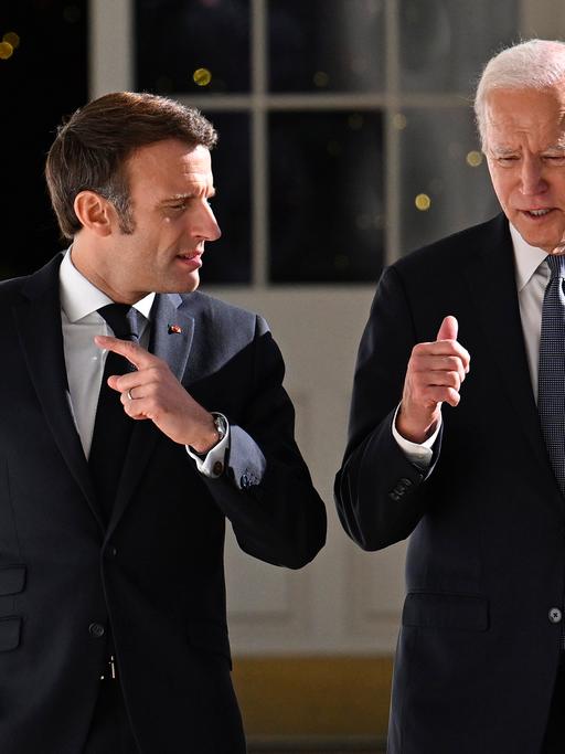 US-Präsident Joe Biden und der französische Präsident Emmanuel Macron
