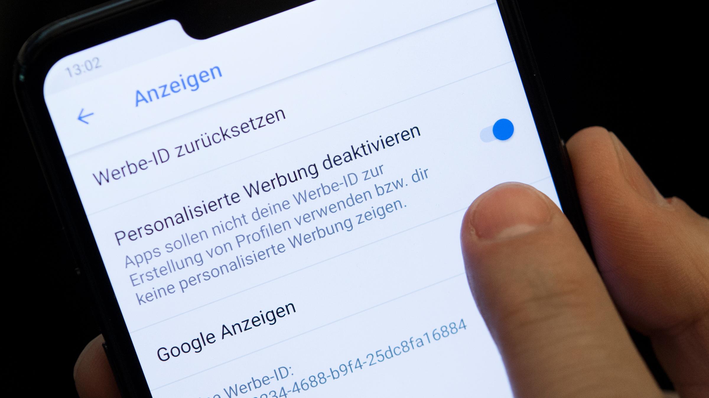 Personalisierte Werbung in Apps deaktivieren