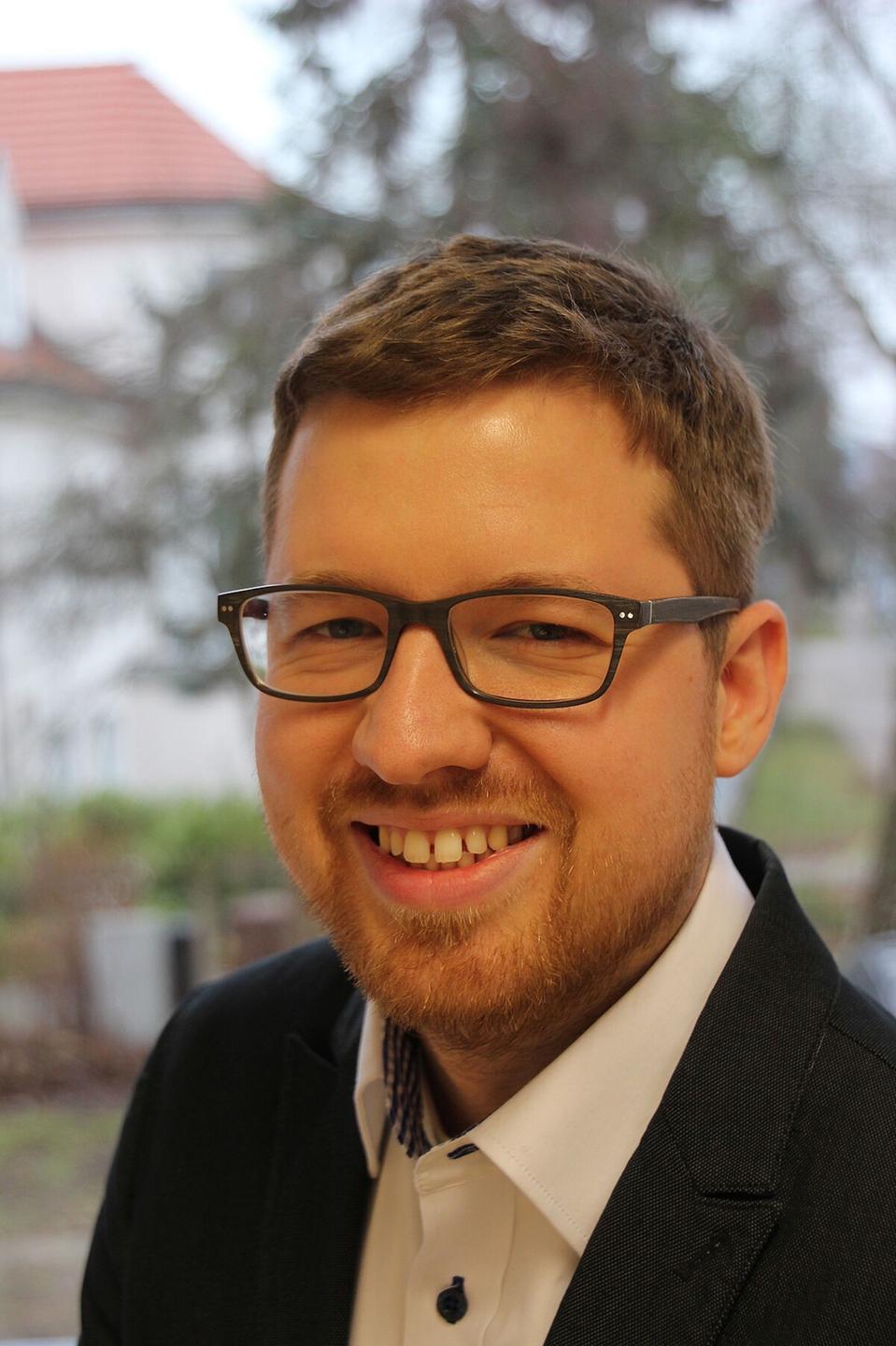 Porträt von Benjamin Stahl. Porträt von Benjamin Stahl.