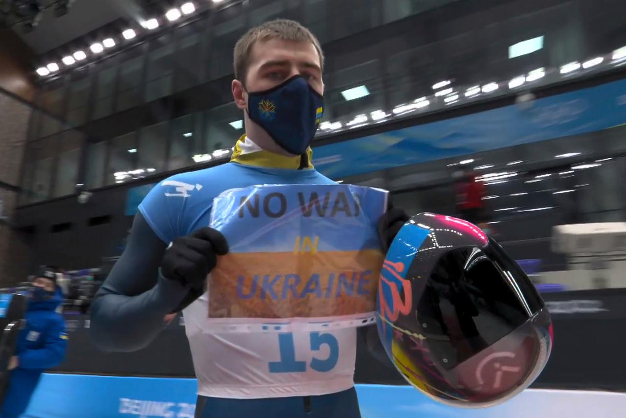 Beijing Olympics Ukraine Sign Beijing Olympics Ukraine Sign