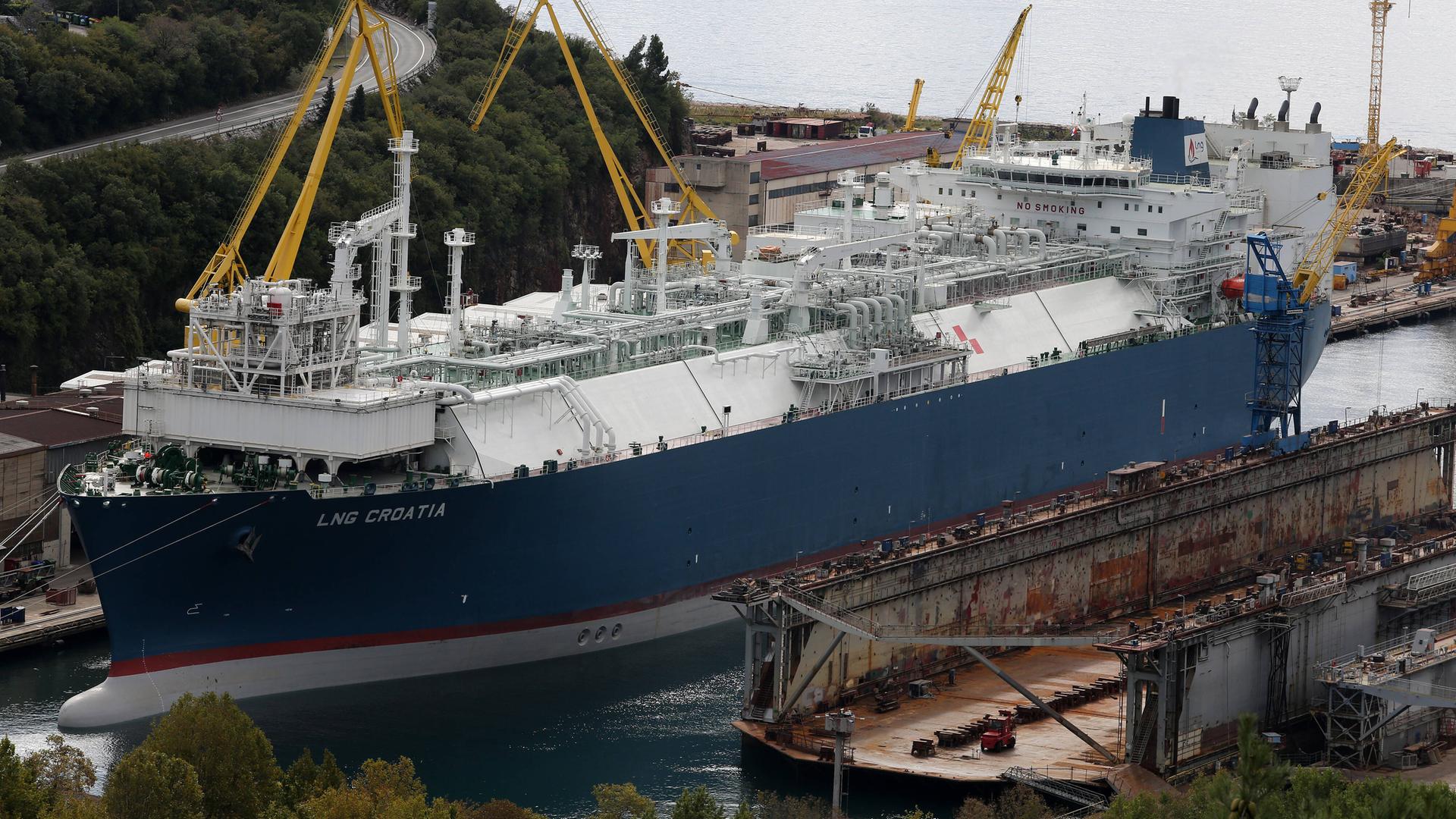 Die LNG Croatia, ein schwimmendes LNG-Terminal Die LNG Croatia, ein schwimmendes LNG-Terminal