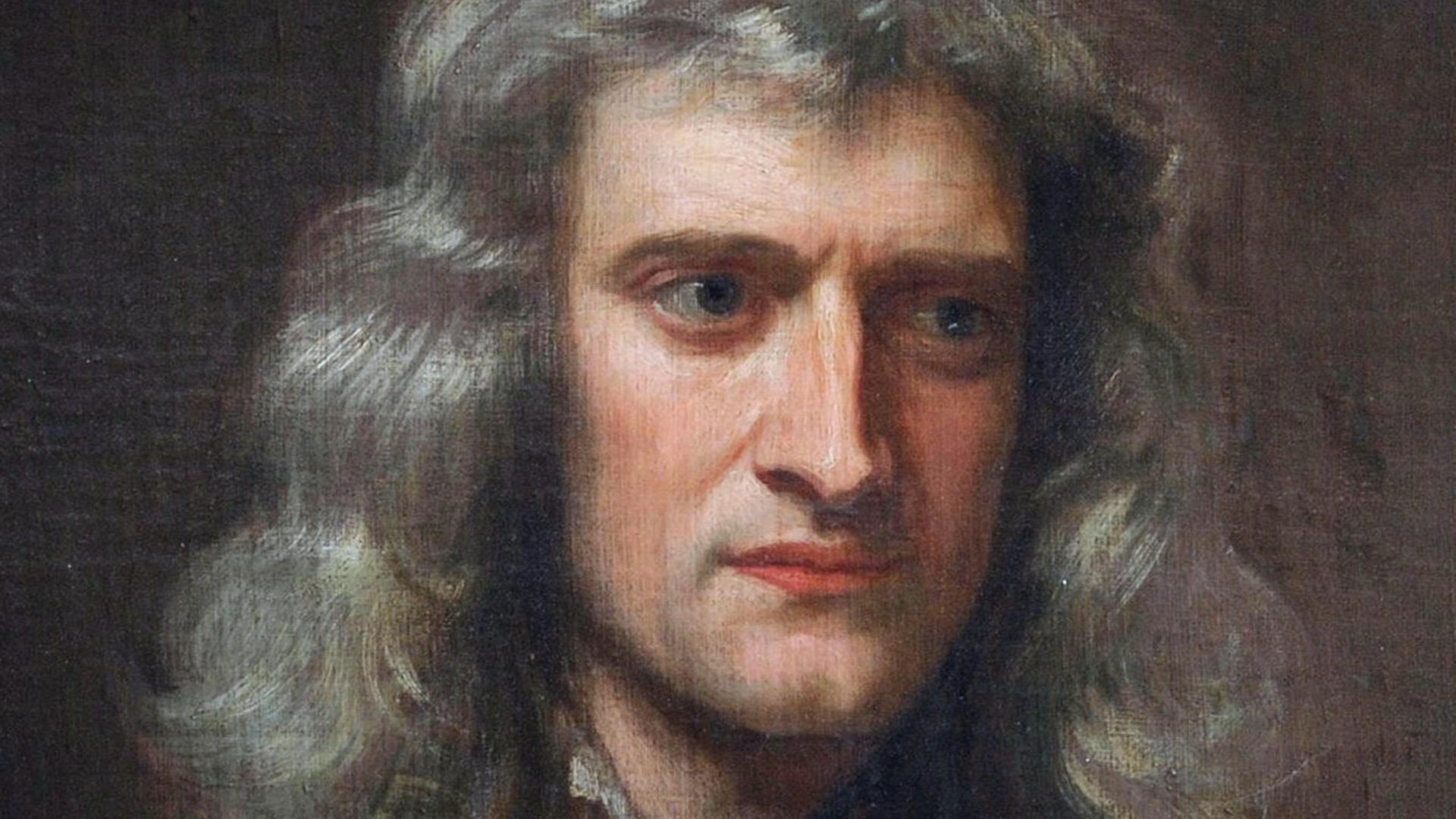 Isaac Newton (1643-1727), der Begründer der modernen Physik