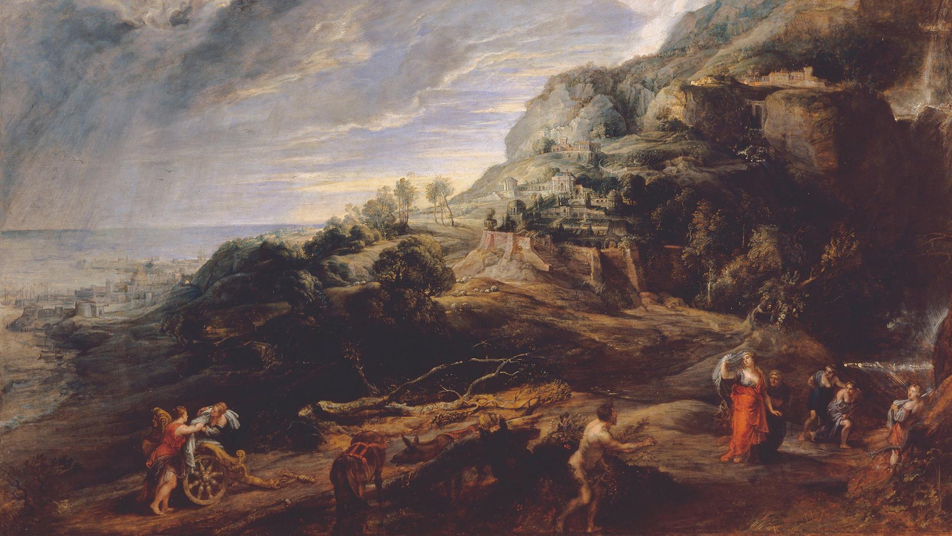 Odysseus bei den Phaeaken (Paul Peter Rubens, 1577-1640). Odysseus bei den Phaeaken (Paul Peter Rubens, 1577-1640).
