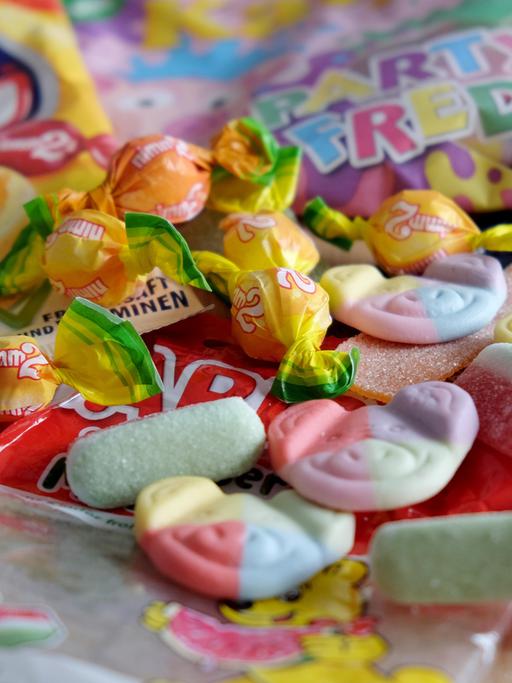Buntgemischte Süßigkeiten 
