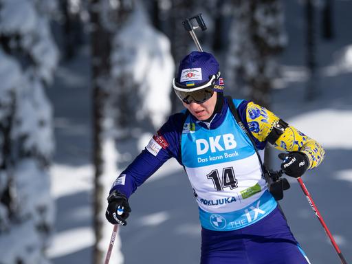 Die ukrainische Bitahlethin Olena Bilosiuk.