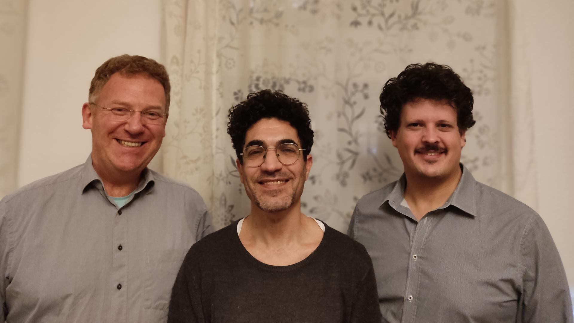 "Die Drei Kantoren": Assaf Levitin, Tal Koch und Hemi Levison. "Die Drei Kantoren": Assaf Levitin, Tal Koch und Hemi Levison.
