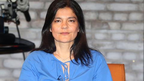 Jasmin Tabatabei zu Gast in der Talkshow "3 nach neun" im Juni 2020 in Bremen
