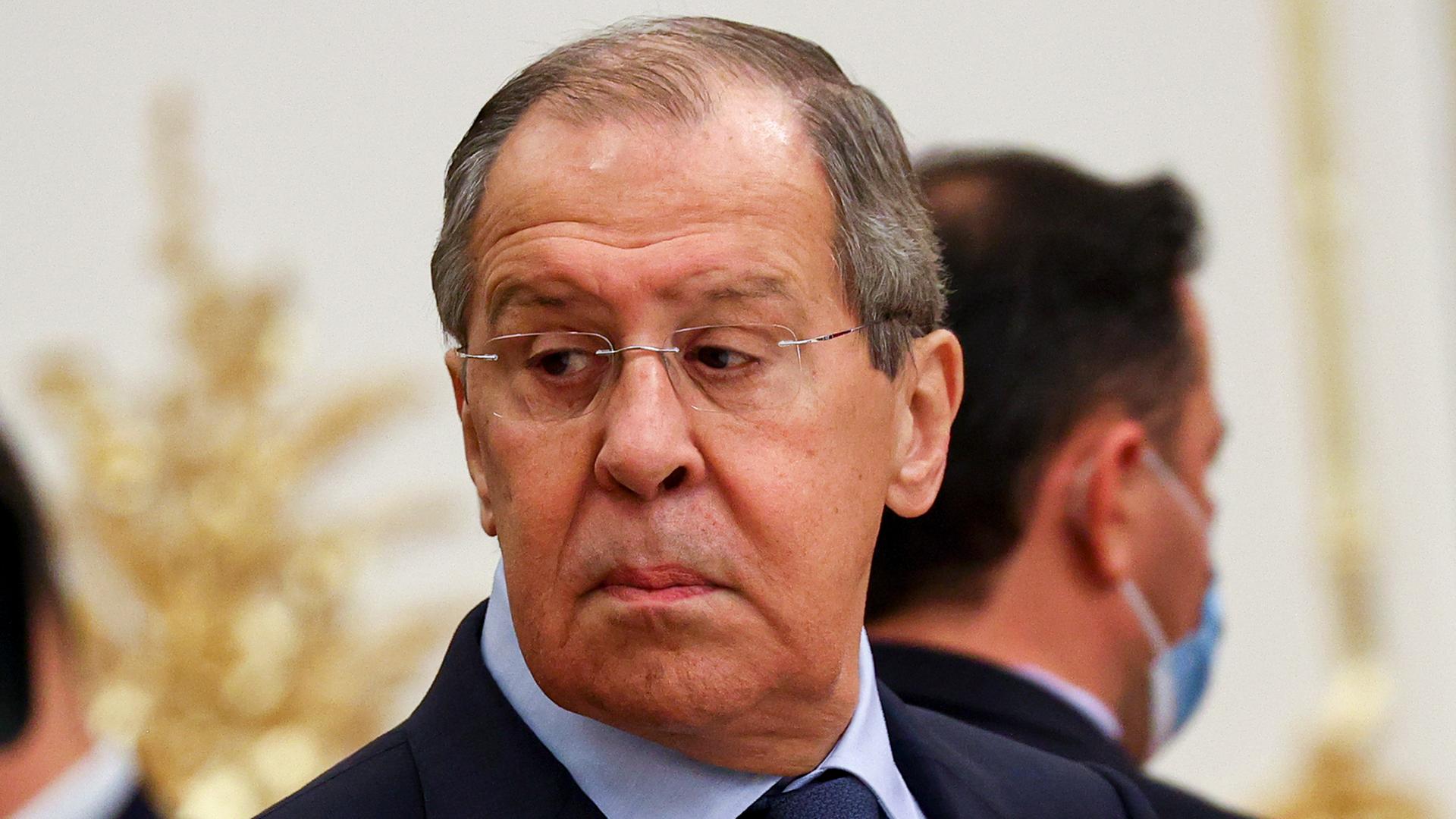 Russlands Außenminister Sergey Lawrow Russlands Außenminister Sergey Lawrow