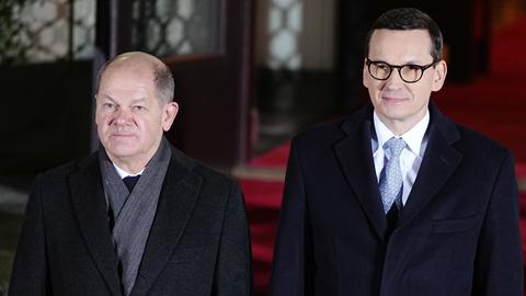 Antrittsbesuch von Bundeskanzler Scholz in Polen