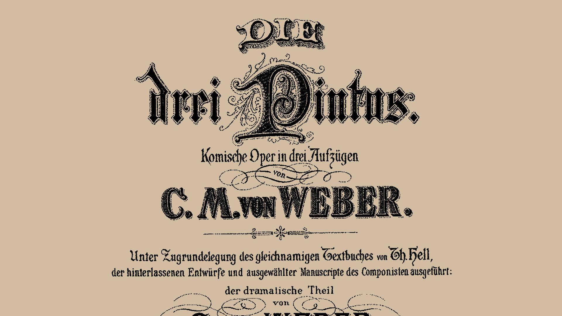„Die drei Pintos“ nach Carl Maria von Weber: Gustav Mahler, ein Opernkomponist?