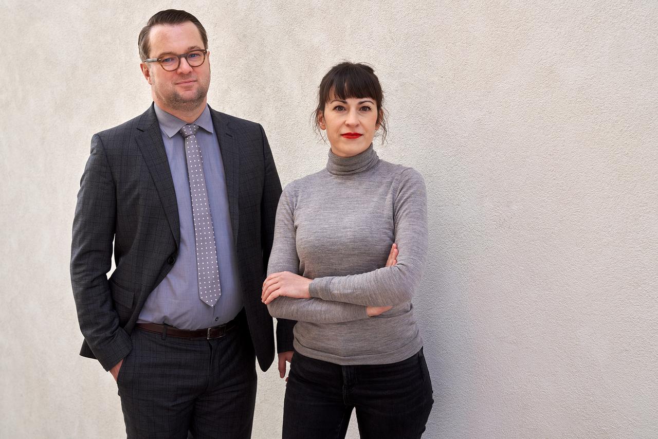 Porträt des Soziologen Oliver Nachtwey und der Literatursoziologin Carolin Amlinger. Porträt des Soziologen Oliver Nachtwey und der Literatursoziologin Carolin Amlinger.