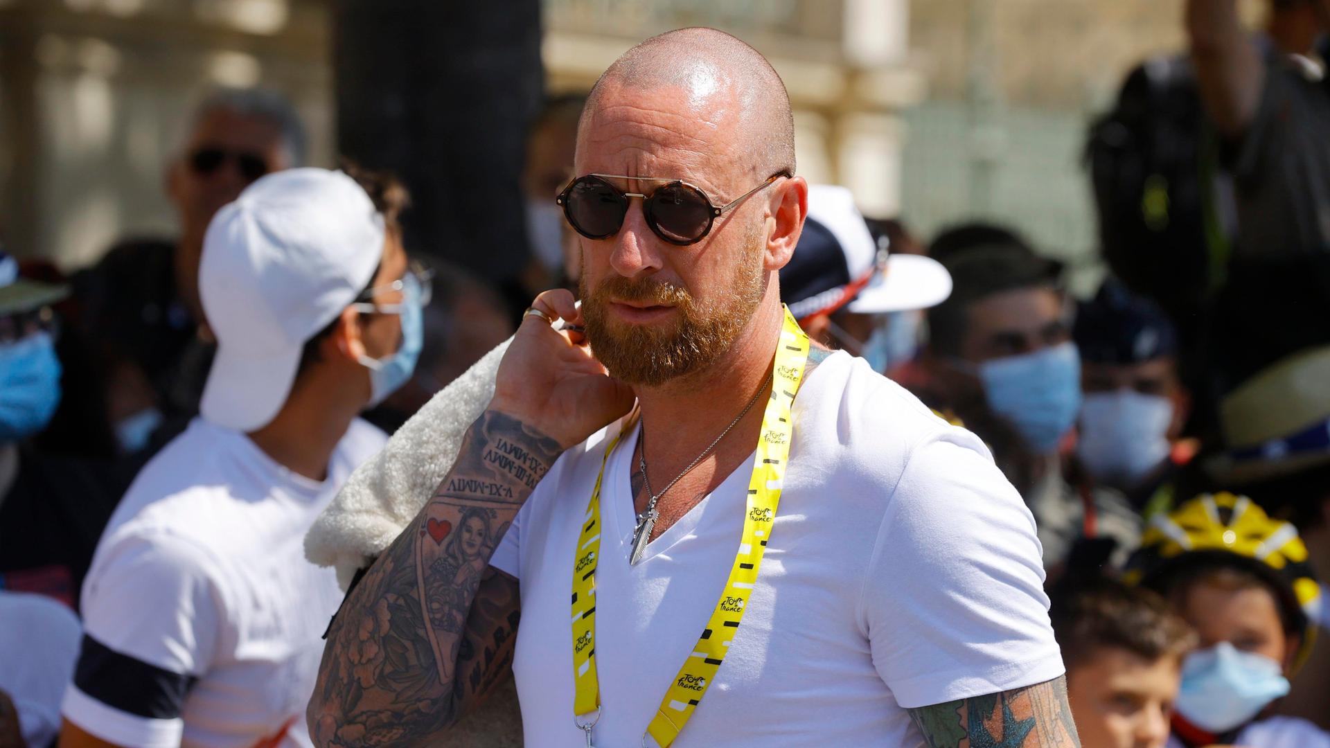 Der Ex-Tour de France-Gewinner Bradley Wiggins Der Ex-Tour de France-Gewinner Bradley Wiggins