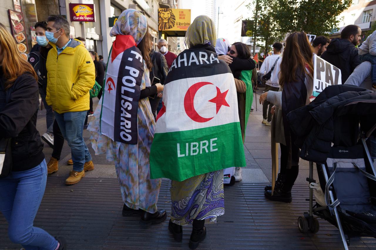 Saharaui-Demonstration November 2021 in Madrid