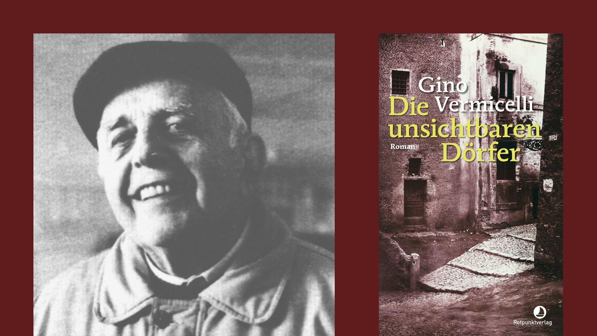 Gino Vermicelli: "Die unsichtbaren Dörfer"
Zu sehen sind der Autor und das Buchcover