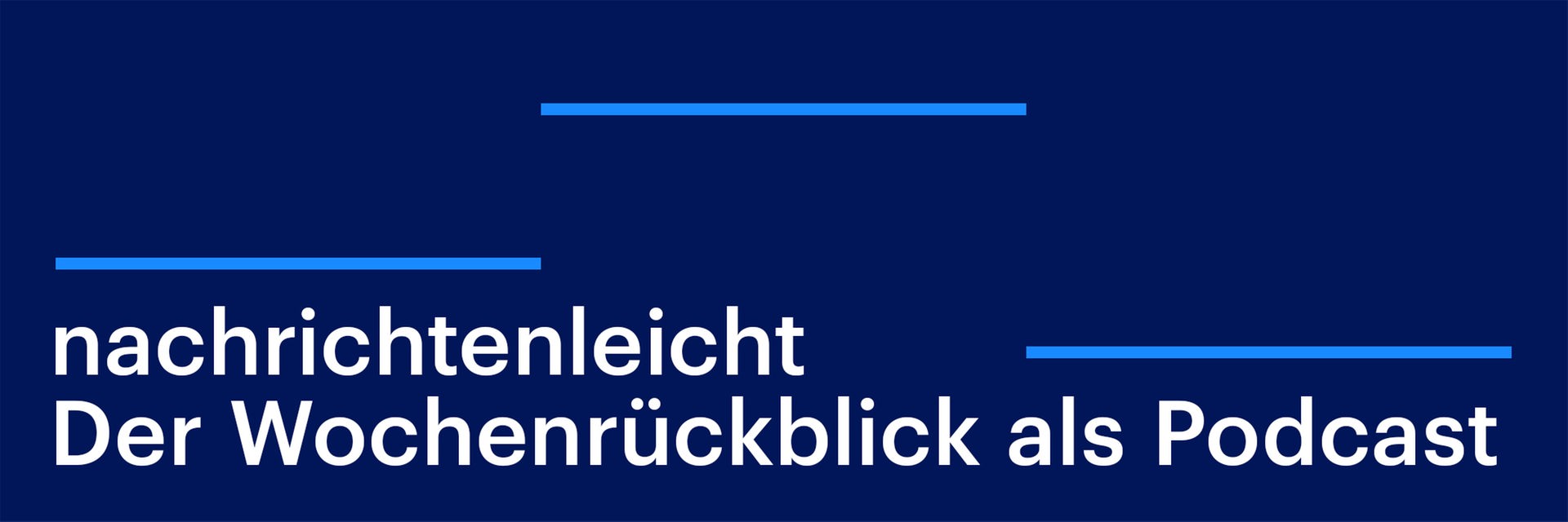 Podcast nachrichtenleicht. Der Wochenrückblick Podcast nachrichtenleicht. Der Wochenrückblick