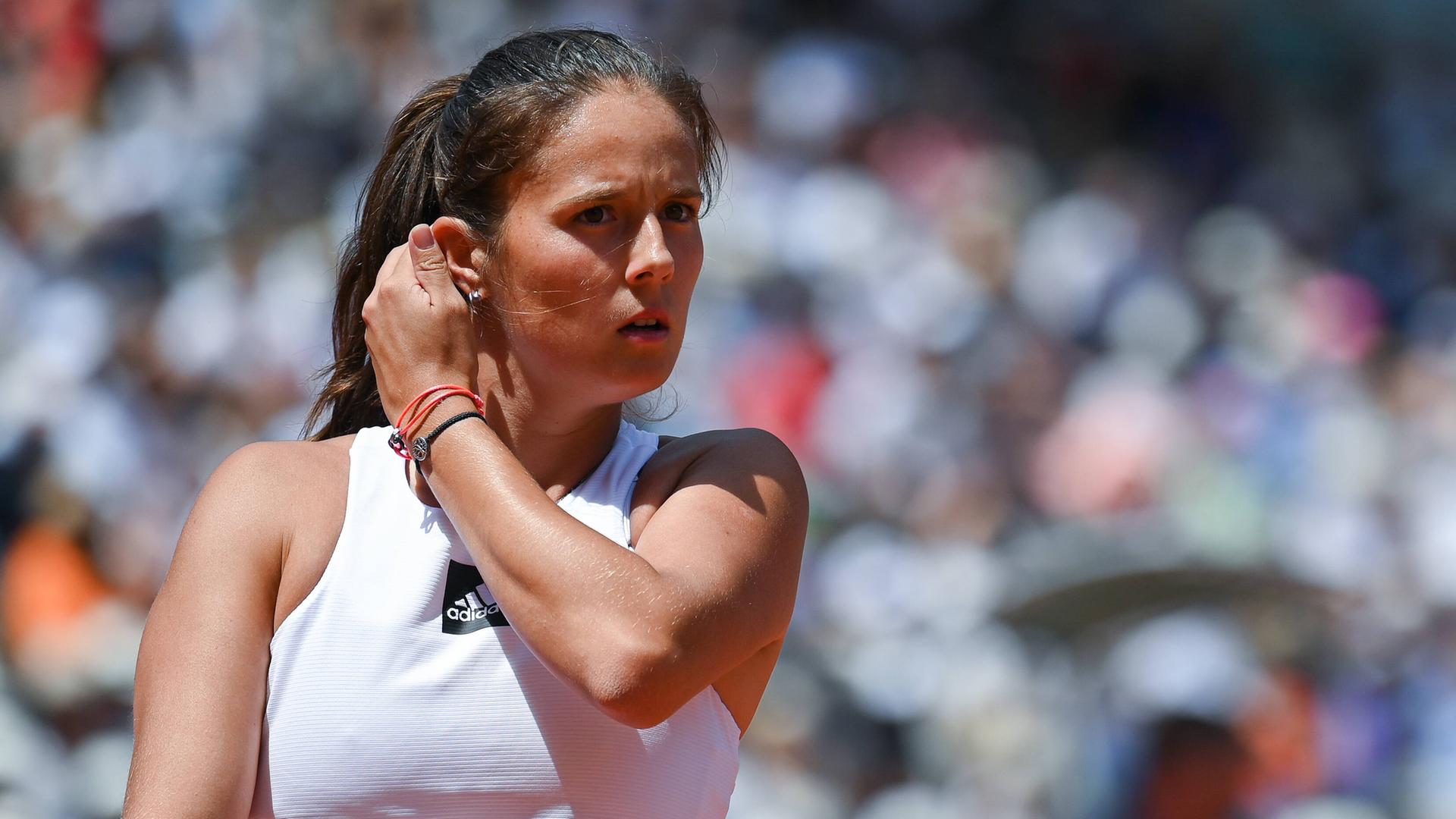 Das Foto zeigt die russische Tennis-Spielerin Darja Kassatkina. Das Foto zeigt die russische Tennis-Spielerin Darja Kassatkina.