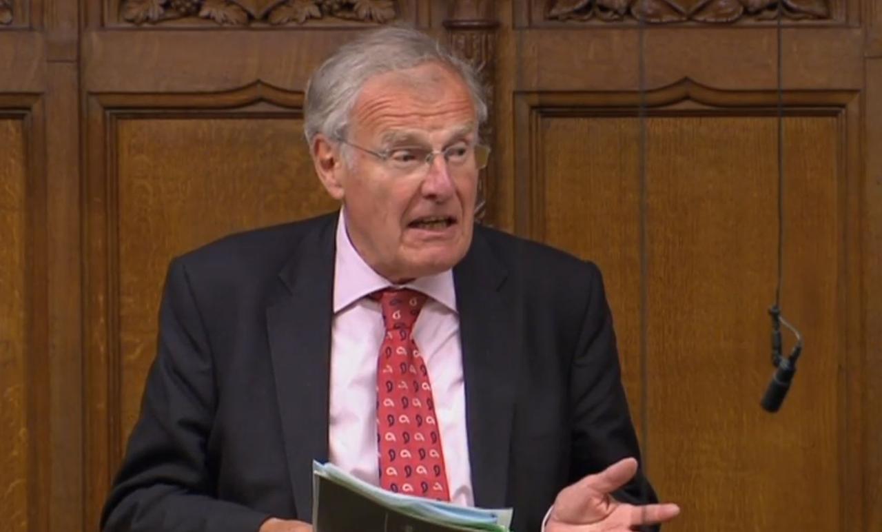 Das Bild zeigt den britischen Politiker Christopher Chope Das Bild zeigt den britischen Politiker Christopher Chope