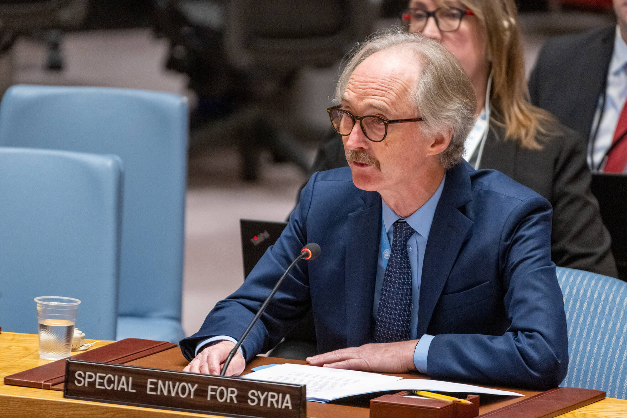 New York – UN special envoy Pedersen condemns the increase in military operations in Syria