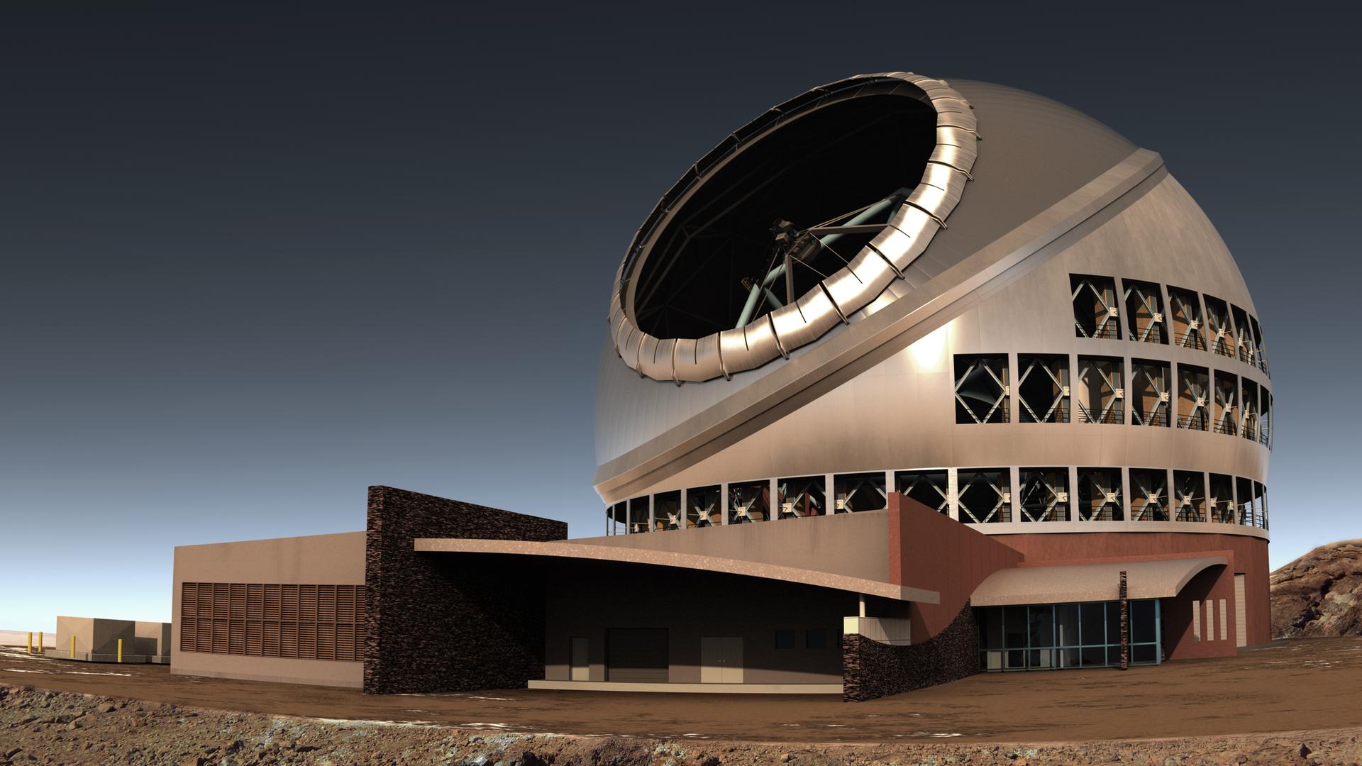 20230320: Ob das Thirty Meter Telescope wirklich auf Hawaii gebaut werden kann,
ist unklar. Ein Alternativstandort ist die Kanareninsel La Palma.
