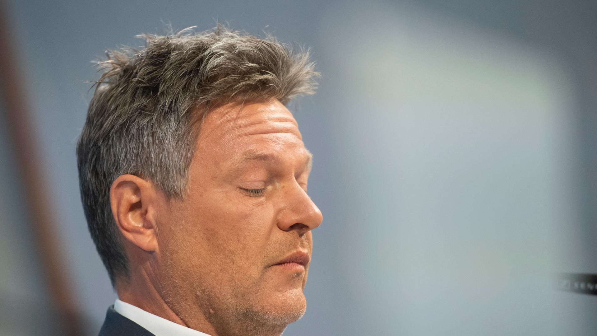 Zu sehen ist Robert Habeck, Bundeswirtschaftsminister. Zu sehen ist Robert Habeck, Bundeswirtschaftsminister.