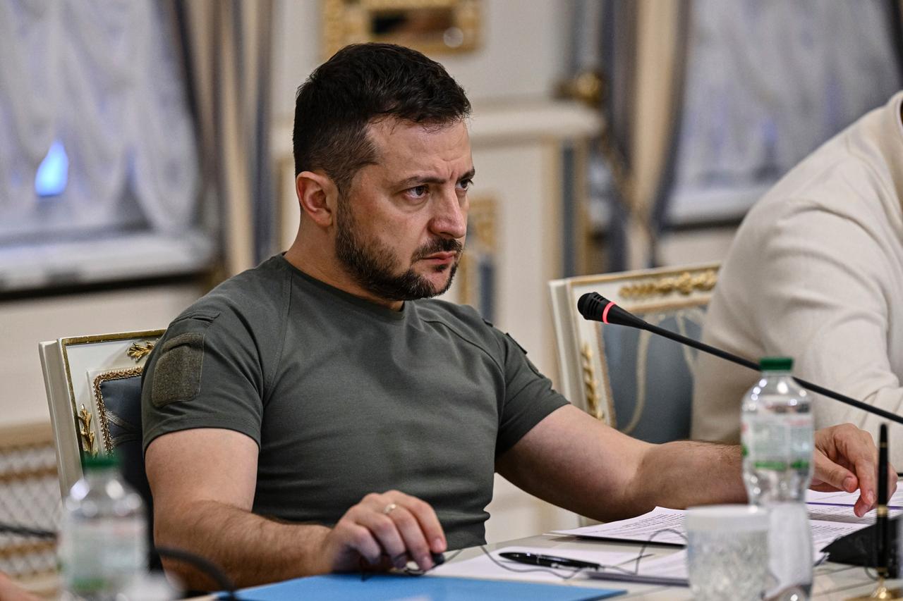 Der ukrainische Präsident Wolodymyr Selenskyj Der ukrainische Präsident Wolodymyr Selenskyj