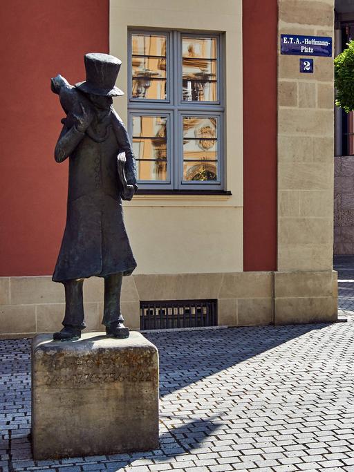 Denkmal für E.T.A. Hoffmann in Bamberg.