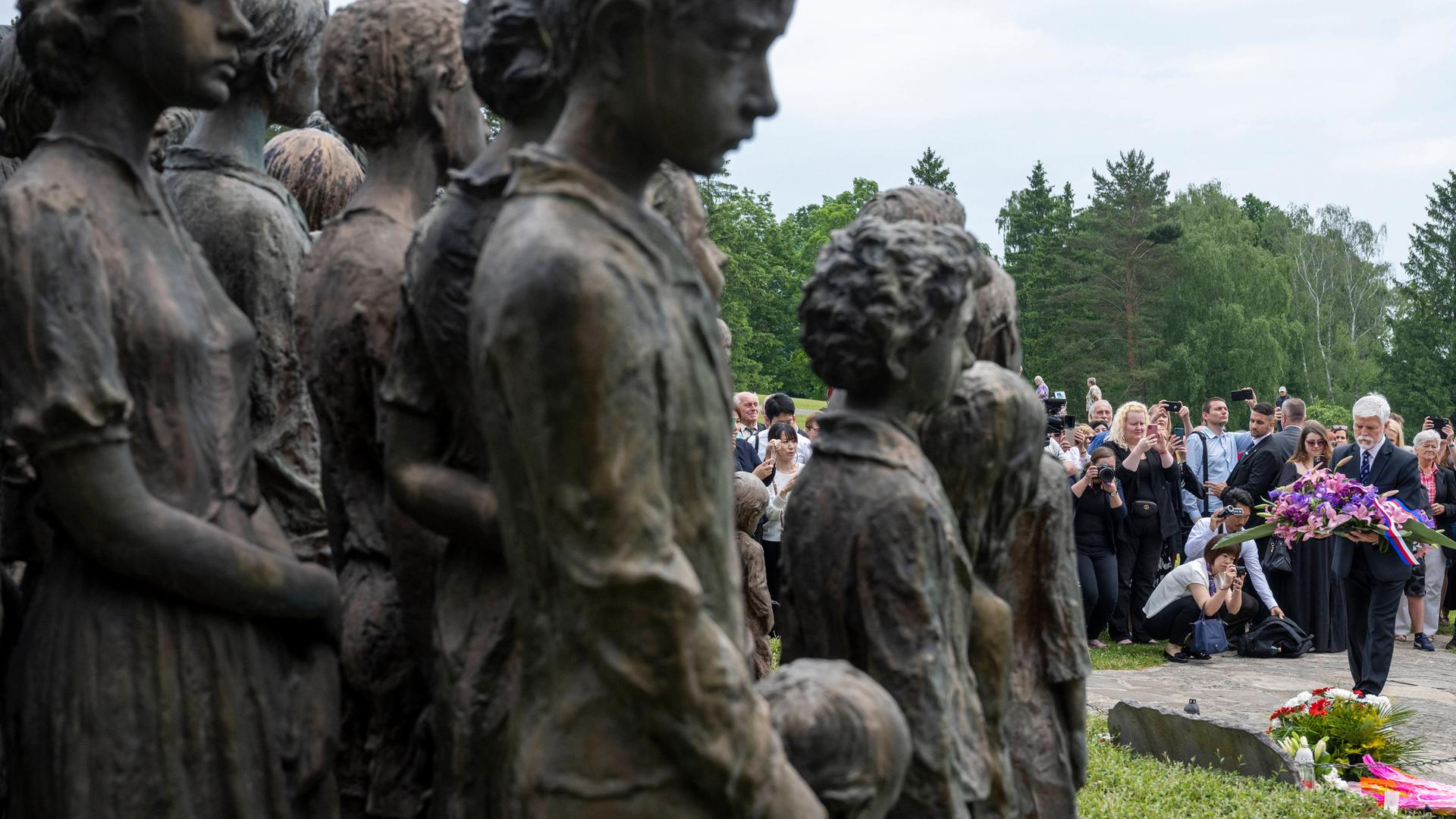 Lidice - Gedenkfeier für Opfer des Massakers der Nationalsozialisten