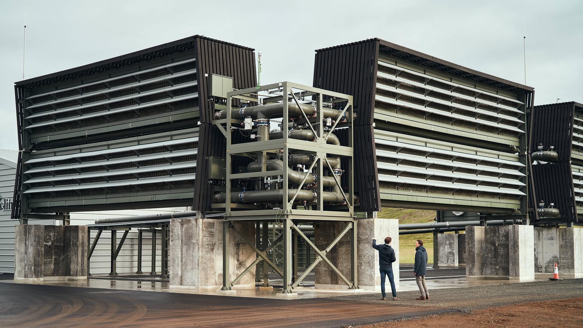 CO2-Speicherung in Island, durchgeführt von der Schweizer Firma Climeworks CO2-Speicherung in Island, durchgeführt von der Schweizer Firma Climeworks