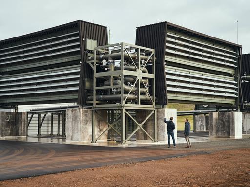 CO2-Speicherung in Island, durchgeführt von der Schweizer Firma Climeworks