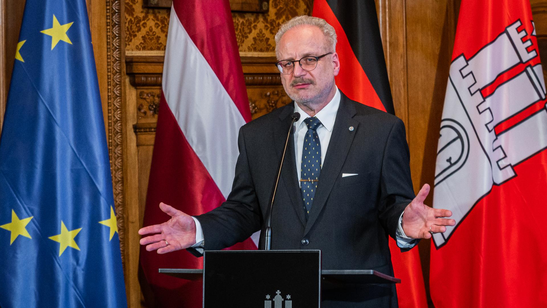 Lettischer Präsident Egils Levits