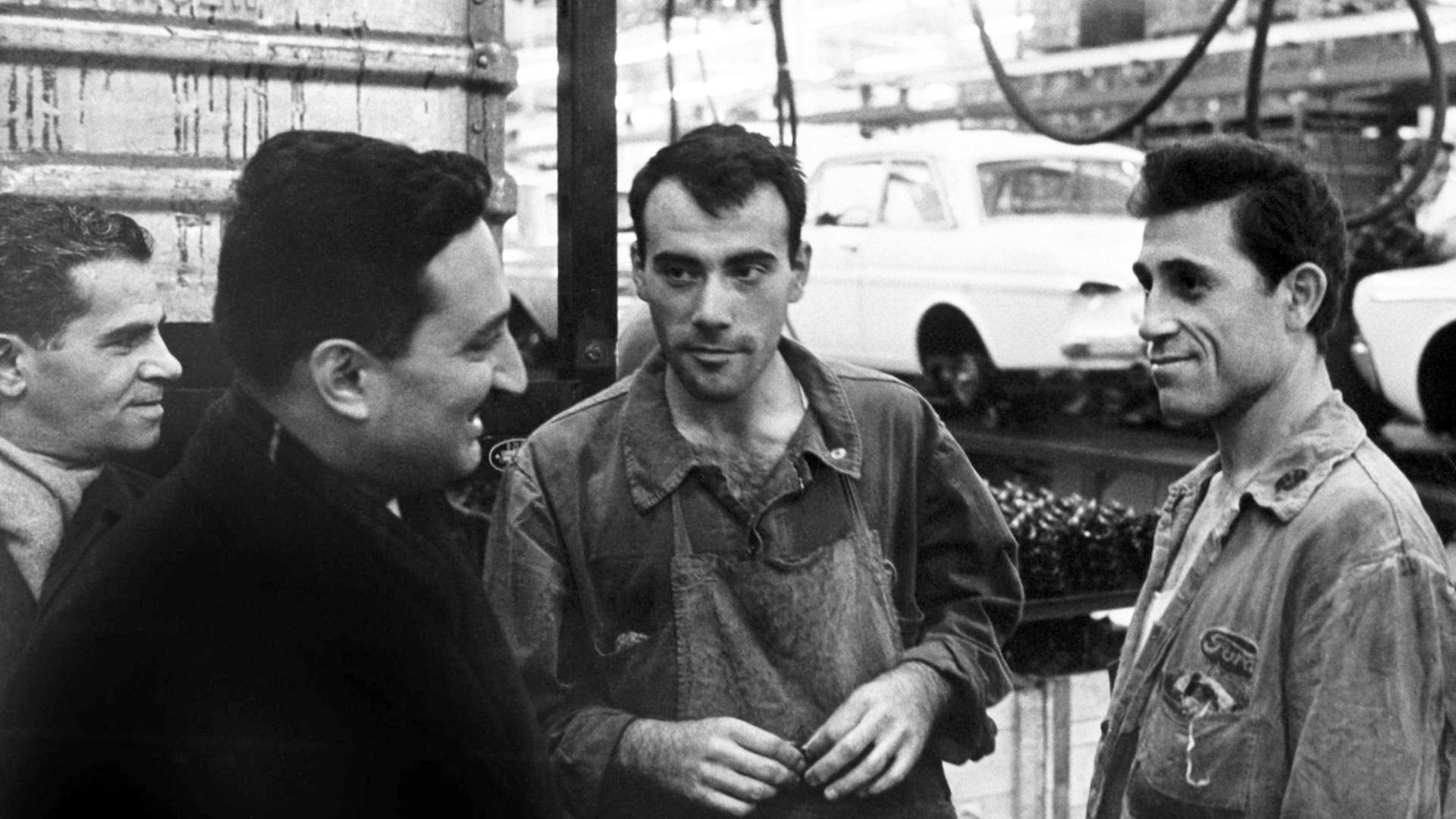 "Gastarbeiter" in den 1960er-Jahren. "Gastarbeiter" in den 1960er-Jahren.