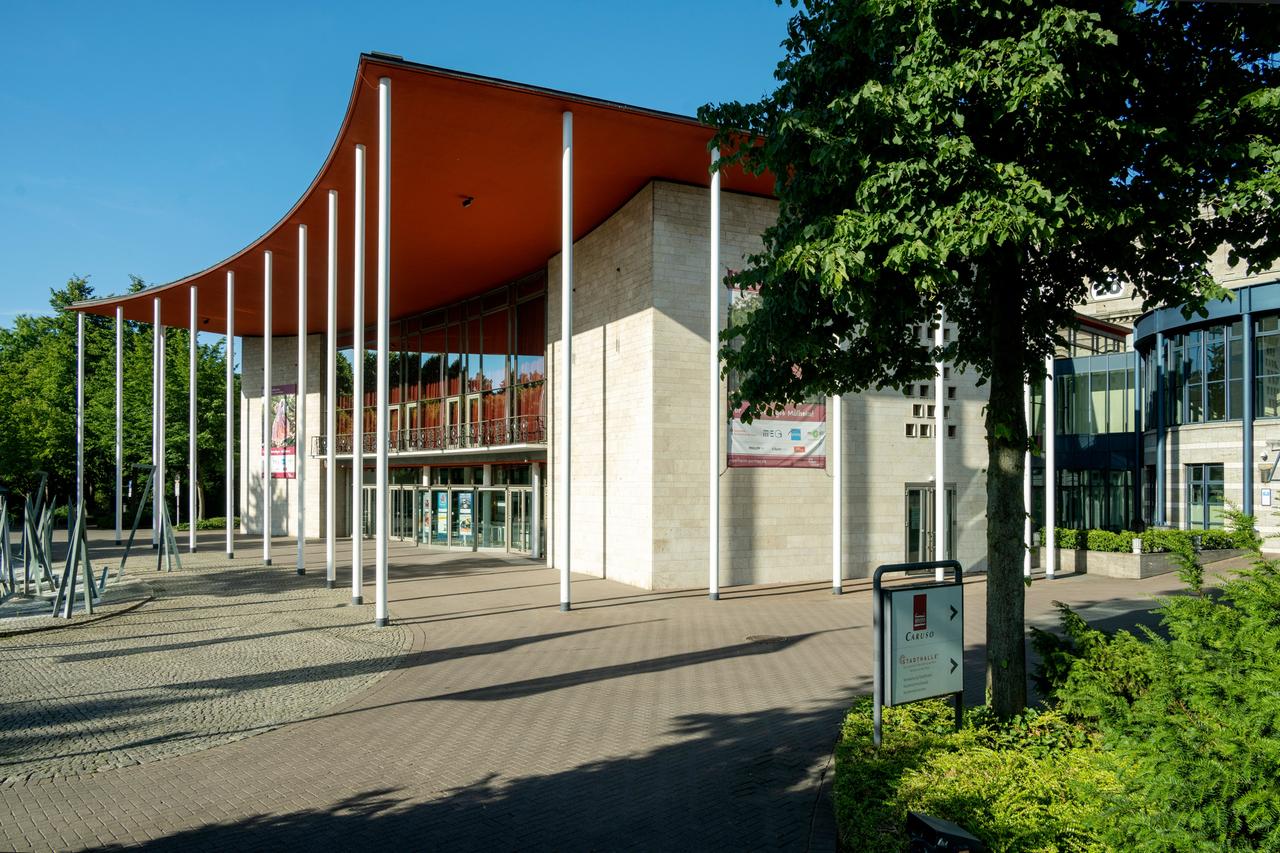 Die Stadthalle in Mühlheim an der Ruhr
