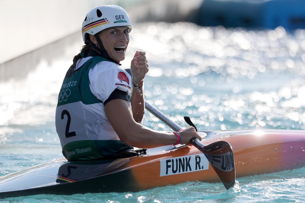 Die Kanutin Ricarda Funk bei den Olympischen Spielen in Tokio Die Kanutin Ricarda Funk bei den Olympischen Spielen in Tokio