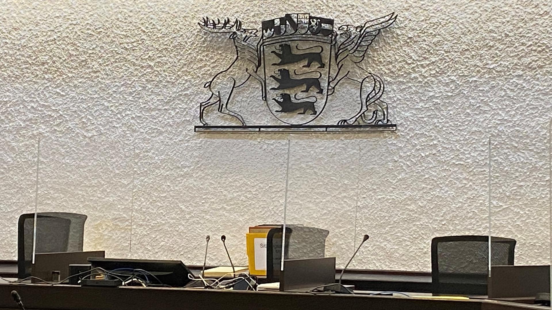 Prozesssaal Landgericht Stuttgart Prozesssaal Landgericht Stuttgart