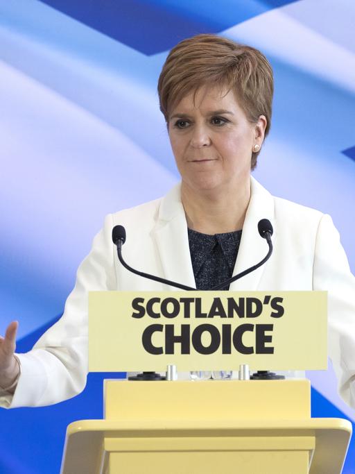 Die schottische Ministerpräsidentin (SNP) will ein zweites Unabhängigkeitsreferendum abhalten lassen