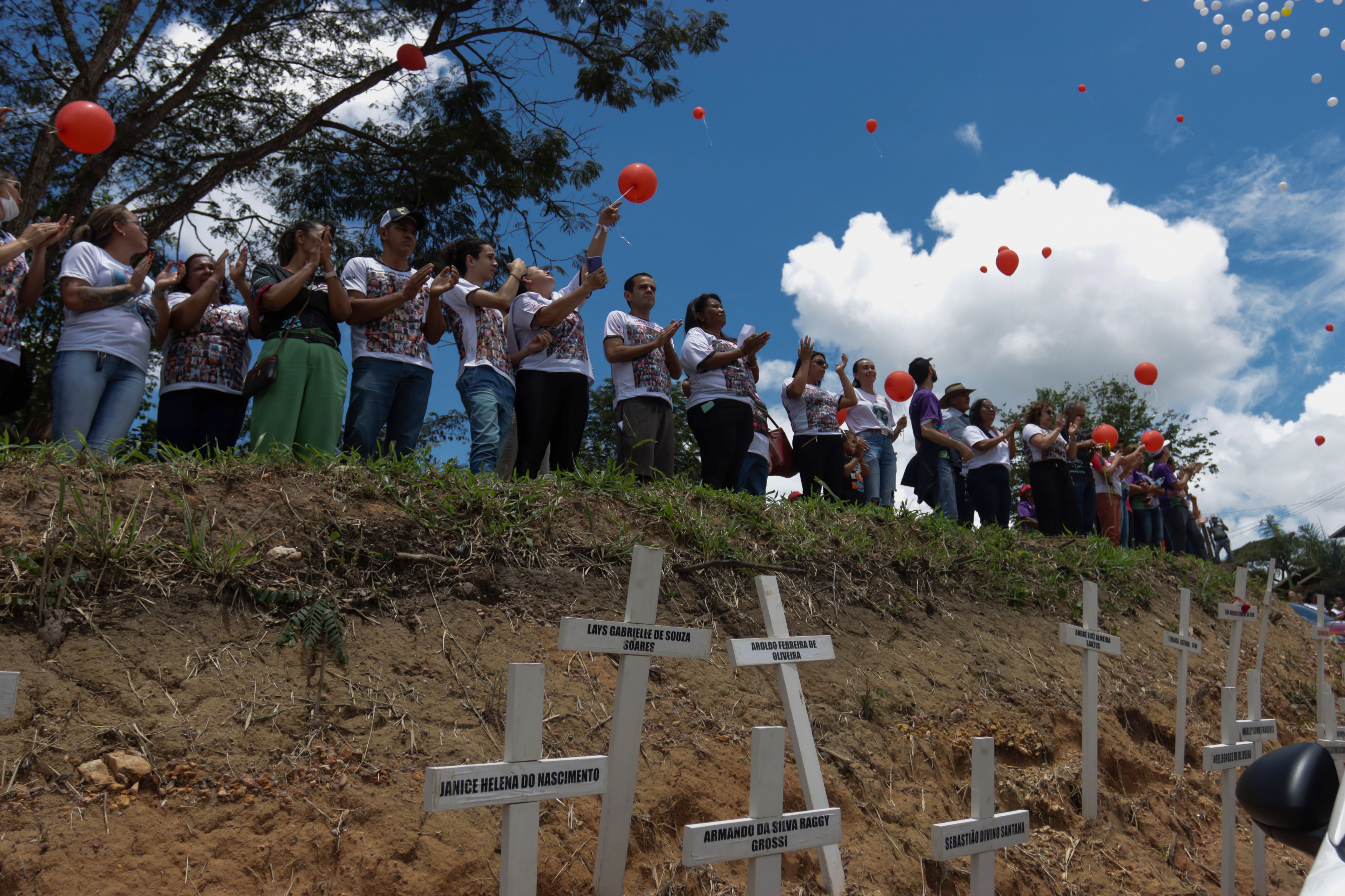 Brasilien - Gedenken an die Opfer des Dammbruchs im Jahr 2019