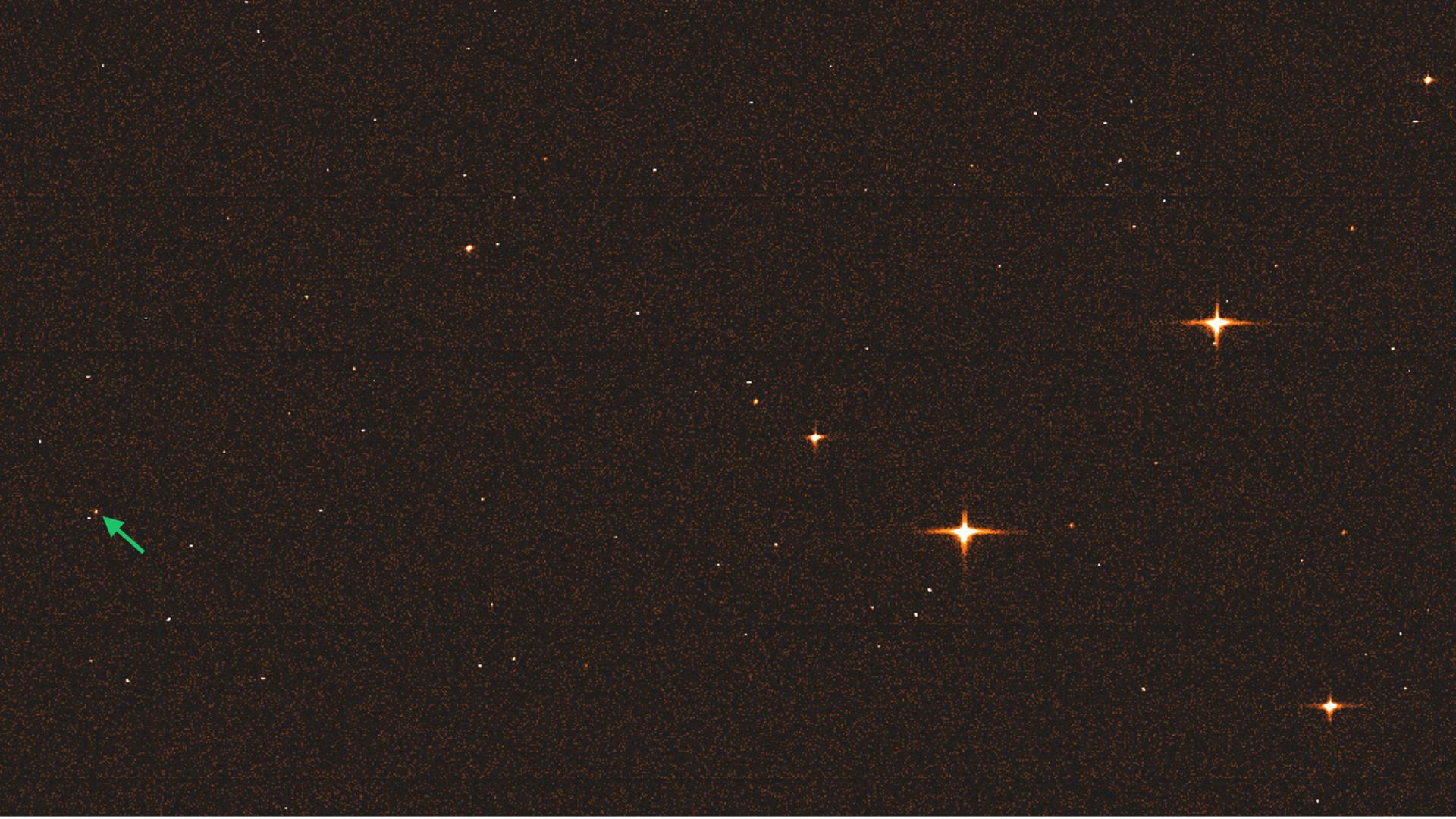Nur ein Punkt, aber ein ganz besonderer: Das James-Webb-Weltraumteleskop im Blickfeld des Astrometrie-Satelliten Gaia Nur ein Punkt, aber ein ganz besonderer: Das James-Webb-Weltraumteleskop im Blickfeld des Astrometrie-Satelliten Gaia
