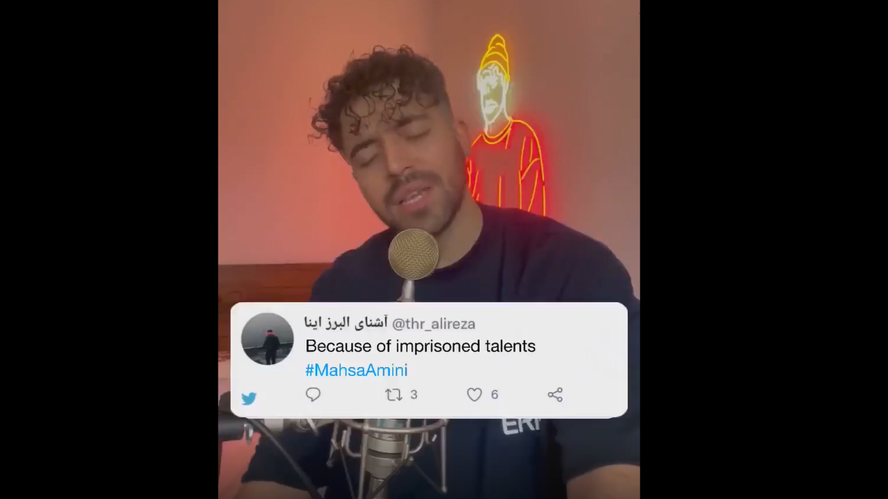 "Baray-e azadi" - für die Freiheit - Song über Kritik am iranischen Regime mehr als 40 Millionen Mal geklickt - Sänger festgenommen