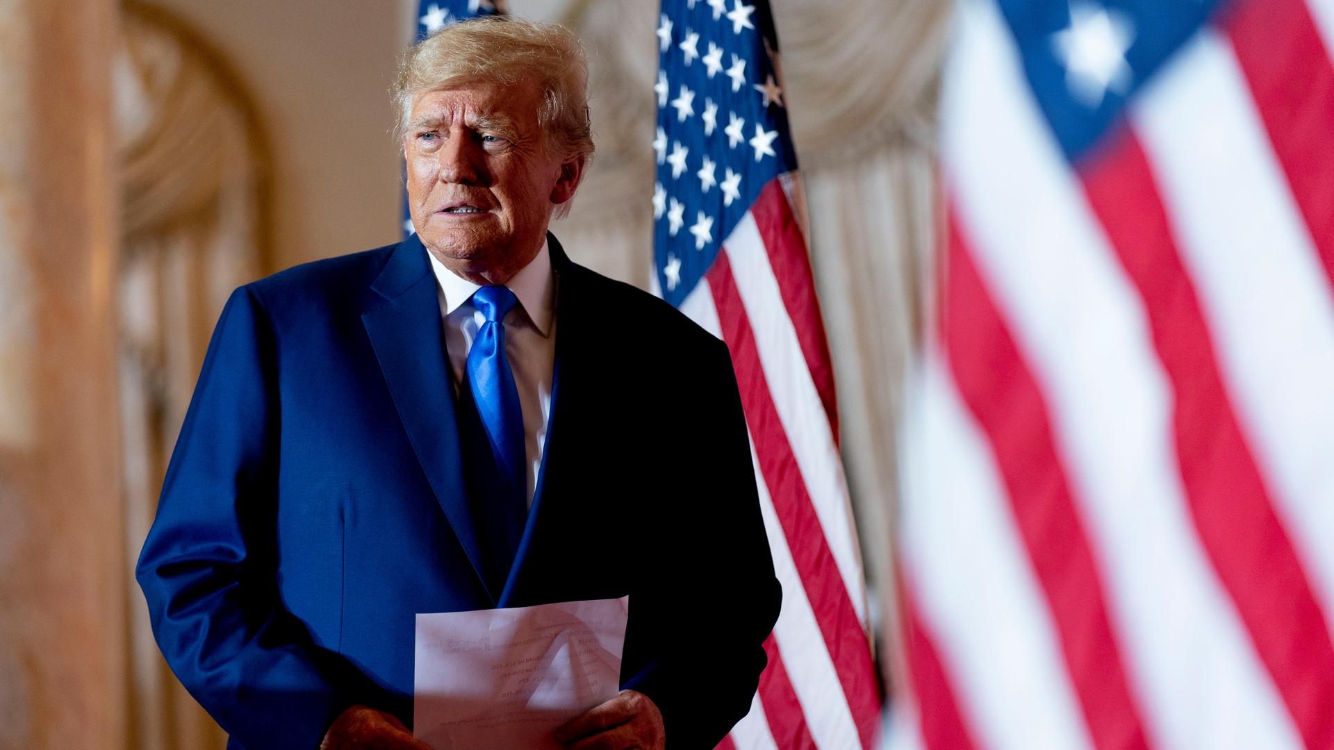 USA - Sicherheitsmaßnahmen vor möglicher Anklageerhebung gegen Trump erhöht