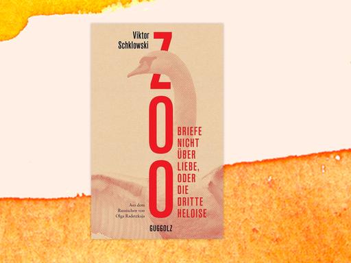 Das Buchcover "Zoo" von Viktor Schklowski ist vor einem grafischen Hintergrund zu sehen.