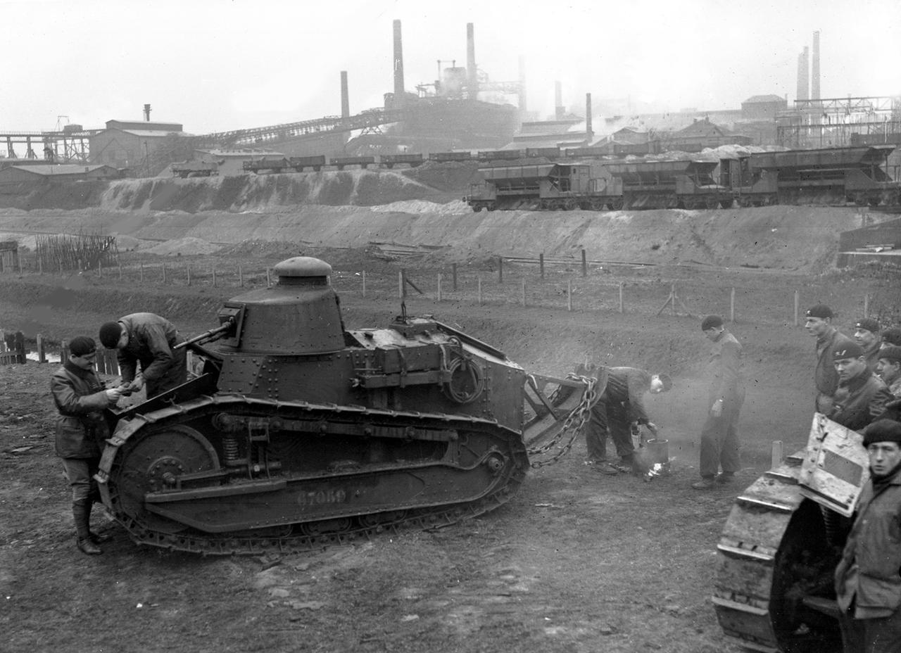 Französische Soldaten im Ruhrgebiet Französische Soldaten im Ruhrgebiet
